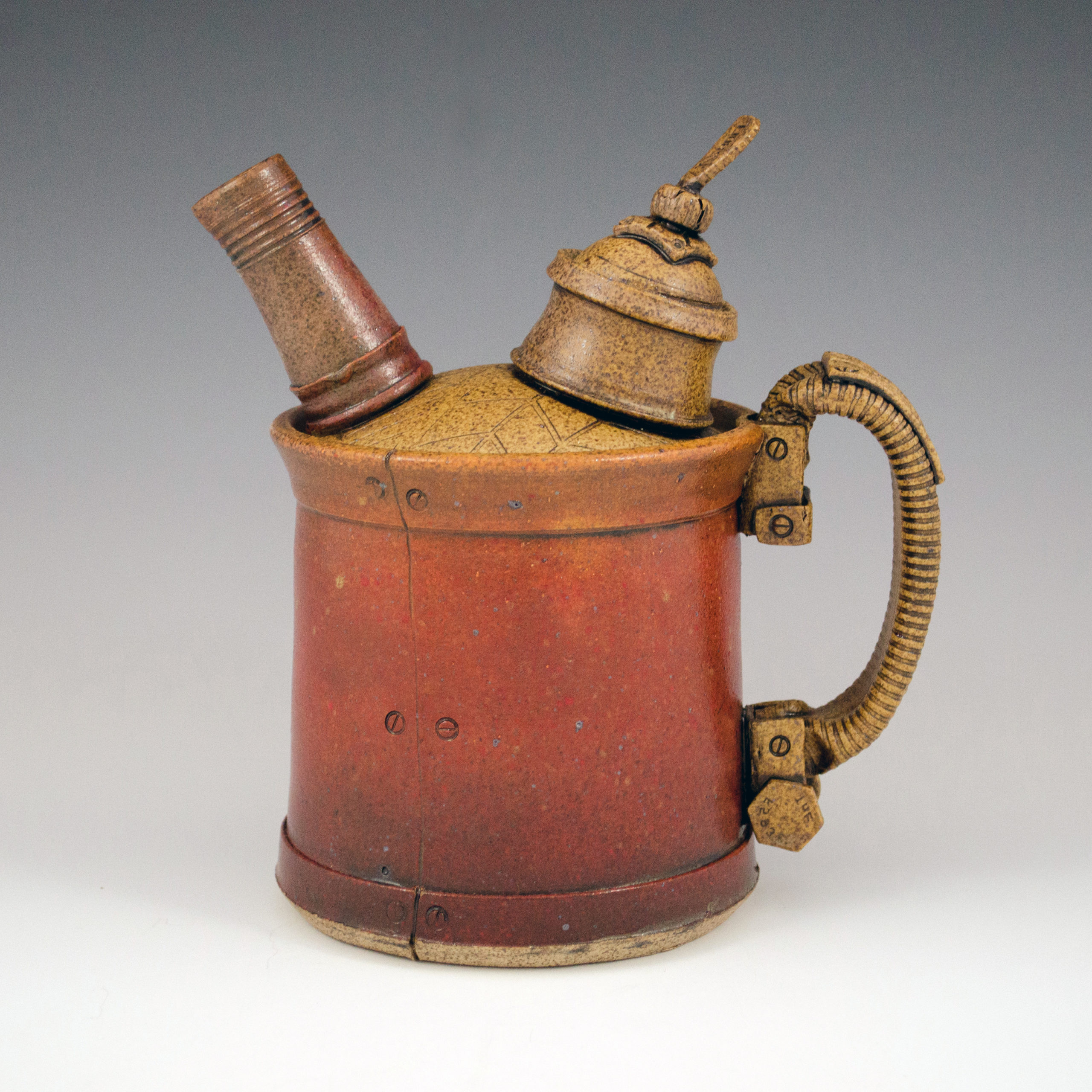 ceramics virginia pottery hand building animals underglaze transfers steampunk
